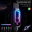 ESSAGER 1m USB A to Type-C 7A Fast Charging Data Cable with Dynamic RGB Breathing Light for Samsung Huawei Xiaomi - Tarnish - 5