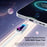 ESSAGER 1m USB A to Type-C 7A Fast Charging Data Cable with Dynamic RGB Breathing Light for Samsung Huawei Xiaomi - Tarnish - 6