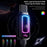 ESSAGER 2m 240W Fast Charging USB-C to USB-C 480Mbps Data Cable with Dynamic RGB Breathing Light - Tarnish - 5