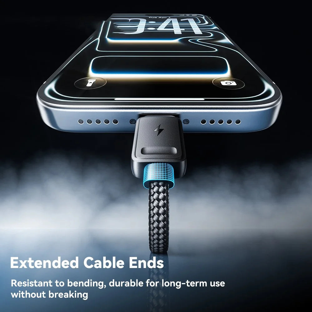 ESSAGER 4 in 1 Cable Type-C to 2 Type-C Micro iP (5-14) 3A Fast Charging Cable 16cm - 5
