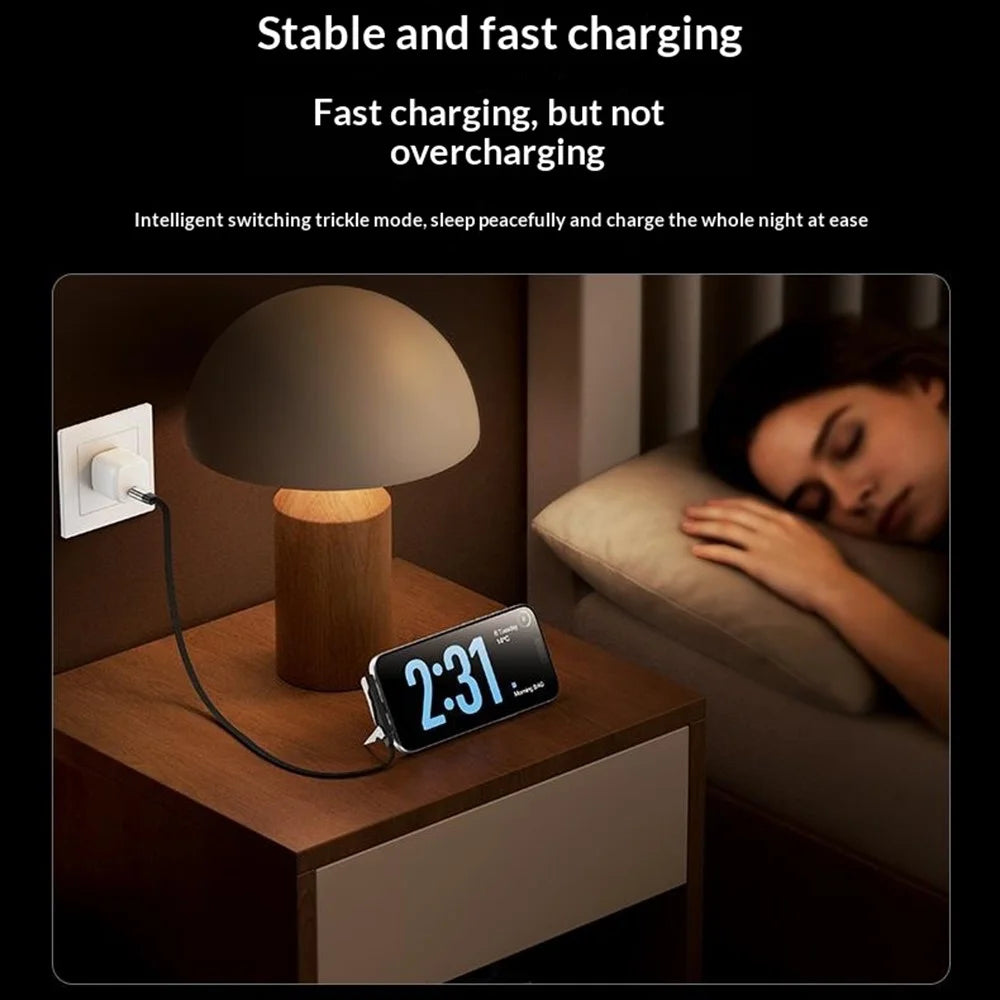YESIDO CA207 1.2m USB-C to USB-C 90 Degree Elbow Cable 60W Fast Charging Data Cable with Stand - Tarnish+Black - 2