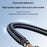 YESIDO CA204M 1m USB A to Micro USB Cable 18W Fast Charging Braided Data Cable for Samsung / Xiaomi / Motorola - Tarnish Grey - 4