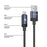 YESIDO CA204M 1m USB A to Micro USB Cable 18W Fast Charging Braided Data Cable for Samsung / Xiaomi / Motorola - Tarnish Grey - 5