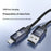YESIDO CA204M 1m USB A to Micro USB Cable 18W Fast Charging Braided Data Cable for Samsung / Xiaomi / Motorola - Tarnish Grey - 6