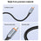 YESIDO CA212 1.2m 140W Fast Charging Braided Type-C to Type-C Cable for Phone Tablet - 7
