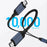 QGEEM CC0082 1.2m USB-C to Dual USB-C Cable 140W PD PPS 2-in-1 Fast Charging Braided Data Wire for Laptop Phone - 4