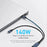 QGEEM CC0082 1.2m USB-C to Dual USB-C Cable 140W PD PPS 2-in-1 Fast Charging Braided Data Wire for Laptop Phone - 5