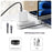 YESIDO CA206 1.2m USB-C to USB-C Cable PD 60W Fast Charging Braided Flat Data Cable - Black - 2