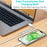 COTECI 32117 2m USB-C to USB-C TPE Fast Charging Cable 60W 20Gbps Data Transfer Wire - White - 4