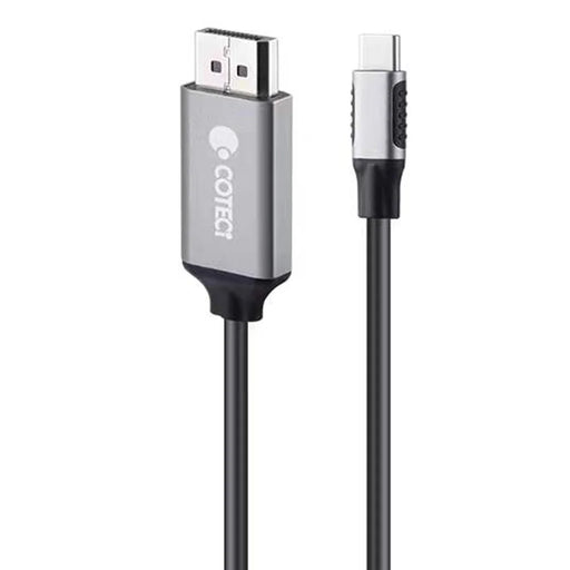 COTECI OF-014 1.8m Type-C to DisplayPort 4K / 60Hz Adapter Cable for Phone Laptop Monitor Projector - Grey - 1
