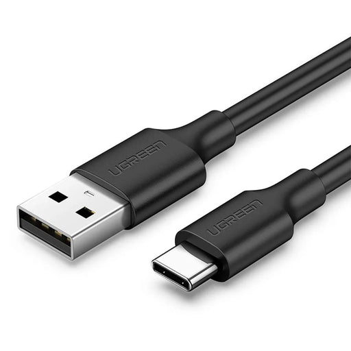 UGREEN US287 60118 2m USB-A to Type-C Cable 3A Fast Charging Data Cable for Phone Tablet - Black - 1