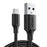 UGREEN US287 60118 2m USB-A to Type-C Cable 3A Fast Charging Data Cable for Phone Tablet - Black - 2