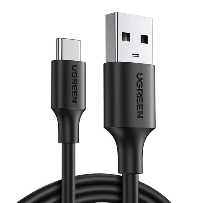 UGREEN US287 60118 2m USB-A to Type-C Cable 3A Fast Charging Data Cable for Phone Tablet - Black - 2