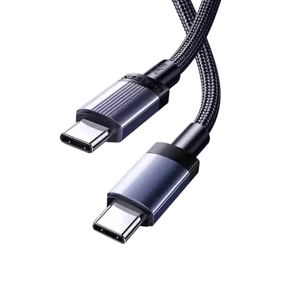 UGREEN L532 65907 1m USB-C to USB-C Cable PD 3.1 240W Fast Charging Nylon Braided Data Cable - 1