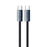 MCDODO CA-708 1.2m USB-C to USB-C Air Cable 240W Fast Charging Cord for MacBook / iPhone - Black - 2