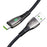 MCDODO for iPhone 15 Series 1.5M Smart Auto Disconnect Nylon Braided USB Type-C Data Charger Cable for Samsung Huawei - Black - 1