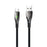 MCDODO for iPhone 15 Series 1.5M Smart Auto Disconnect Nylon Braided USB Type-C Data Charger Cable for Samsung Huawei - Black - 2