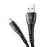 MCDODO for iPhone 15 Series 1.5M Smart Auto Disconnect Nylon Braided USB Type-C Data Charger Cable for Samsung Huawei - Black - 5