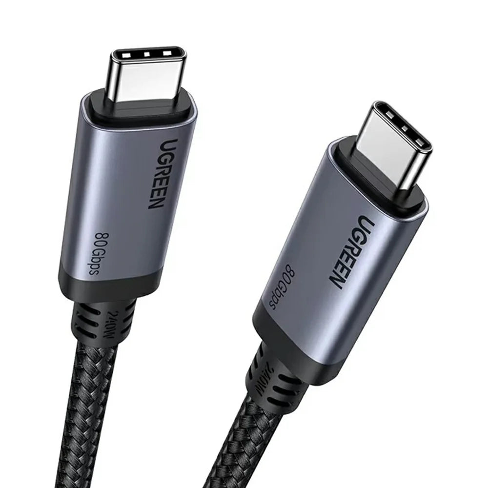 UGREEN L706 65383 1m PD 240W Fast Charging 80Gbps USB4 Gen4 USB-C to USB-C Data Cable with 16K / 60Hz Video Output - 1
