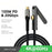 2m USB-C 3.2 Cable with Foldable Stand 4K / 60Hz 20Gbps Data Transfer PD 100W Fast Charging Wire for Phone Tablet - Black - 2