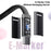 ESSAGER ES-X85 0.25m USB-C to USB-C Cable 100W PD Fast Charging 480Mbps Transfer Data Cable - Black - 7