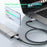 ENKAY 1m USB 3.2 to Type-C Cable 60W Fast Charging 10Gbps High Speed Braided Data Cable - Grey - 2