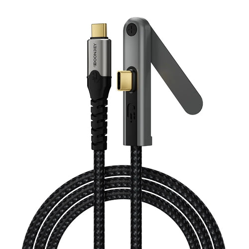 DOONJIEY 2m USB-C to USB-C Cable PD 100W Fast Charging 4K / 60Hz 20Gbps Data Cable with Phone Stand - 1