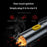 JX4 / 1-01 22cm 240W USB-C Cable with Hidden Blade Lighter Portable 4-in-1 Multifunctional Charging Data Cable for Outdoor Emergency - Yellow - 5