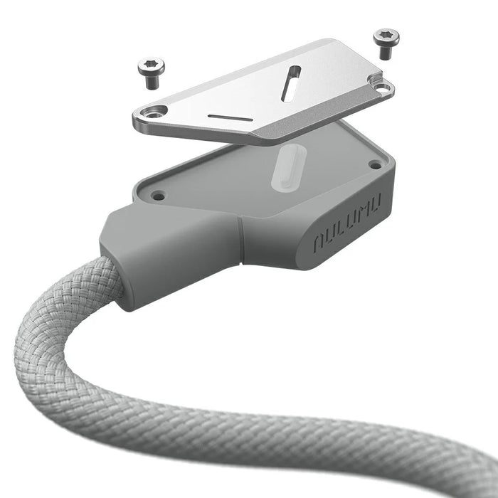 AULUMU M07 2m 240W USB-C to USB-C Cable Fast Charging Cord Aluminum Alloy Construction - Silver - 4
