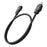AULUMU M07 1.2m 240W USB-C to USB-C Cable 40Gbps Fast Charging Data Cord Carbon Fiber Construction - Black - 1