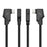 AULUMU M07 1.2m 240W USB-C to USB-C Cable 40Gbps Fast Charging Data Cord Carbon Fiber Construction - Black - 5