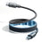 JOYROOM S-A65 1.2m Magnetic Self Winding Cable Type-C to Type-C PD 100W Fast Charging Data Cable - Black - 1