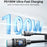 JOYROOM S-A65 1.2m Magnetic Self Winding Cable Type-C to Type-C PD 100W Fast Charging Data Cable - Black - 2