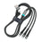 B6 1.2m USB-A / Type-C to iP  /  Type-C  /  Micro 100W Fast Charging Nylon Braided Cable for iPhone / Huawei / Xiaomi - Black - 1