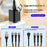 B6 1.2m USB-A / Type-C to iP  /  Type-C  /  Micro 100W Fast Charging Nylon Braided Cable for iPhone / Huawei / Xiaomi - Black - 6