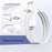 D-POWER 6002 1m USB-A to USB-C Data Cable 2A Charging Wire for Smartphone Tablet - White - 4