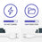 D-POWER 6002 1m USB-A to USB-C Data Cable 2A Charging Wire for Smartphone Tablet - White - 6