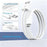 D-POWER 6001 1m USB-A to Micro USB 2A Charging TPE Data Cable for Mobile Phone - White - 4