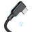 MCDODO 1.8M Spring Coiled Elbow Shape Typc-C USB Data Sync Charger Cable for Samsung Huawei Xiaomi - 3