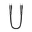 MCDODO for iPhone 15 Series Nylon Braided 0.2M USB-C to USB-C Fast Charging Cable for Samsung Huawei Xiaomi - 2