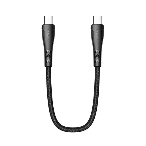 MCDODO for iPhone 15 Series Nylon Braided 0.2M USB-C to USB-C Fast Charging Cable for Samsung Huawei Xiaomi - 2