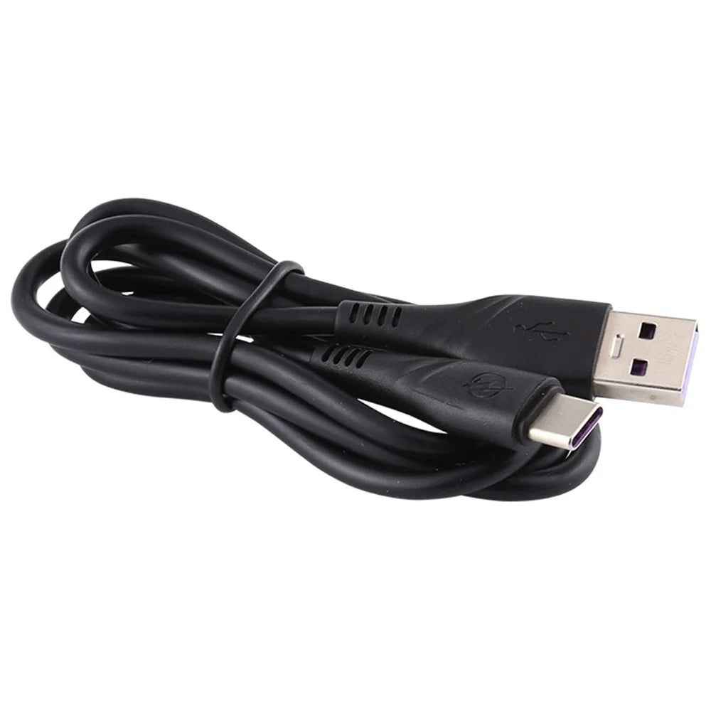 For iPhone 15 Series 1M USB Type-C to USB-A 3.0 Data Sync Charging Cable for Samsung Huawei Xiaomi - Black - 2