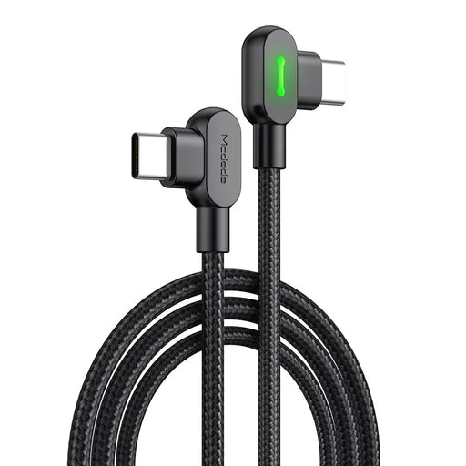 MCDODO CA-808 for iPhone 15 Series Elbow Design Type-C to Type-C Data Sync Charging Cable, 2M - 1