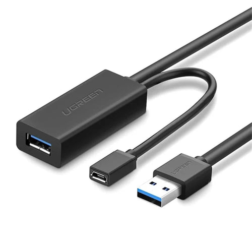 UGREEN 5m USB 3.0 Extension Cable USB Male to Female Repeater Cord Signal Booster Extender Cable - 1