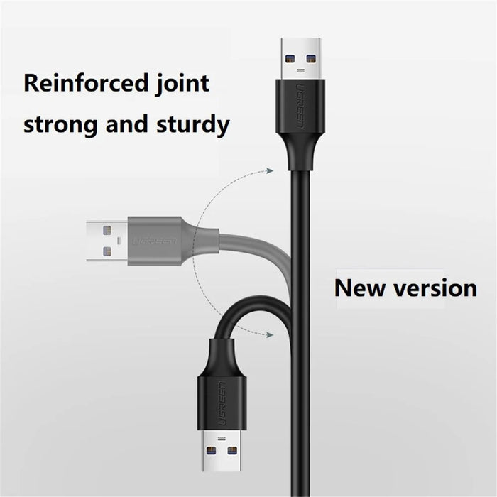 UGREEN 1.5m USB2.0 Extension Cable Male to Female Extended Data Cable Cord for Computer USB Flash Drive - 3