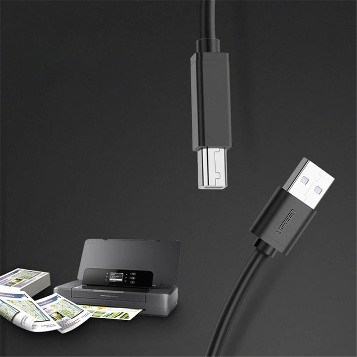 UGREEN 5m USB High Speed 2.0 A to B Male Cable Sync Data Scanner Printer Cord for Canon Brother - 3