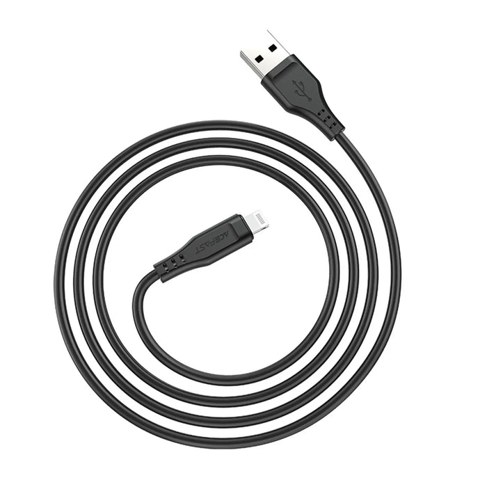 ACEFAST C3-02 MFI Certified USB-A to Lightning TPE Charging Data Cable 1.2m - White - 3