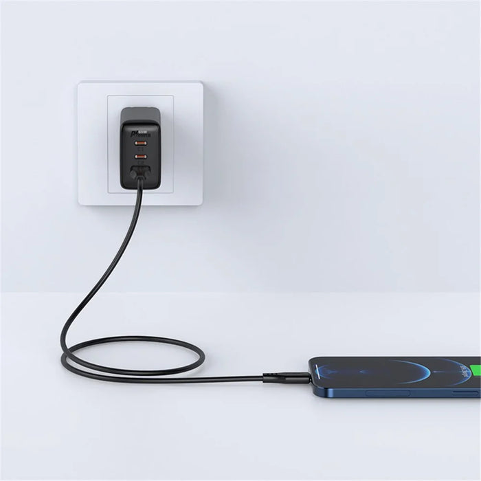 ACEFAST C3-02 MFI Certified USB-A to Lightning TPE Charging Data Cable 1.2m - White - 5