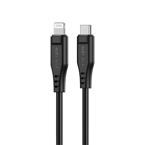 ACEFAST C3-01 MFI Certified USB-C to Lightning TPE Charging Data Cable Support PD30W Fast Charging 1.2m - Black - 1