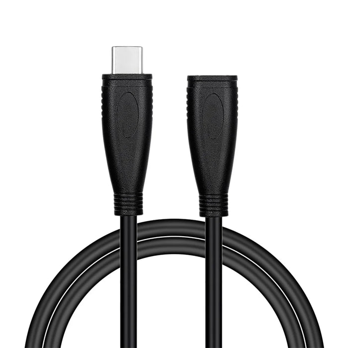PQ105 1m USB3.1 Type-C Male to Female 10Gbps High Speed Data Cable Gen2 4K Projection Screen PD100W 5A Fast Charging Cable - 1
